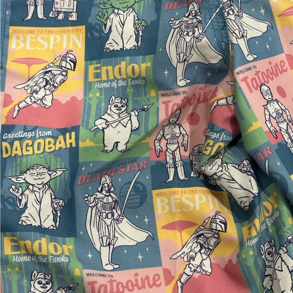 Disney Star Wars Boy's Swim Trunks Size 7/8 - Picture 2 of 8